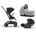 Trio Cybex Eezy S Twist+2 SLV Dark Blue e Cloud T