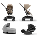 Cybex Trio EEZY S TWIST+2 TPE Almond Beige con Cloud T