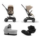 Cybex Trio Eezy S Twist+2 Tpe Almond beige con Cloud G