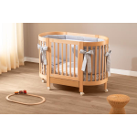 Raffaello Culla e Lettino Ovale Giulia Naturale