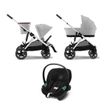 Cybex Trio Gazelle S SLV Stone Grey con Aton S2 i-Size