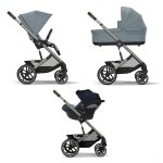 Cybex Trio Balios S Lux TPE Stormy Blue con Aton S2 i-Size