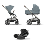 Trio Cybex Balios S Lux Tpe Stormy Blue con Cloud T i-Size