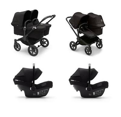 Bugaboo Trio Gemellare Donkey 5 con Turtle Air