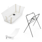 Stokke Kit Flexi Bath Sandy Beige con Stand e supporto neonato