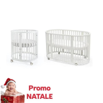 Stokke Sleepi V3 White Set Culla e Lettino con materassi Dolci Ninne in Memory