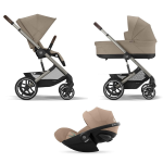 Cybex Trio Balios S lux Almond Beige con Cloud G i-Size Plus