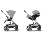 Cybex 2in1 Balios S Lux SLV Stone Grey e Cloud G i-Size