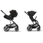 Cybex 2in1 Balios S Lux Moon Black con Cloud G i-Size