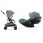 Cybex 2in1 Melio Stormy Blue con Cloud G Plus I-Size