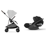 Cybex 2in1 Melio Fog Grey con Cloud T I-Size