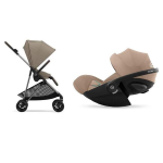 Cybex 2in1 Melio Almond Beige con Cloud G I-Size Plus