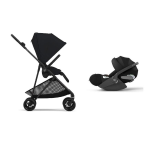 Cybex 2in1 Melio Carbon Magic Black con Cloud T I-Size