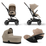 Cybex Trio EEZY S TWIST+2 Almond Beige e Cloud G Plus