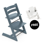 Stokke Tripp Trapp Sedia Fjord Blue e Baby set 