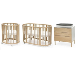 Stokke Cameretta Sleepi V3 Natural con materassi Dolci Ninne