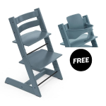 Stokke Tripp Trapp Sedia Fjord Blue e Baby set 