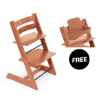 Stokke Tripp Trapp Sedia Terracotta con Baby set