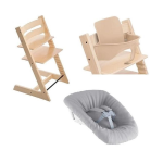 Stokke Tripp Trapp Sedia Natural con Baby set e Newborn