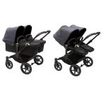 Bugaboo Duo Donkey 5 Gemellare Graphite-Stormy Blue