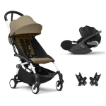 Stokke Travel System YoYo 3 White-Toffee e Cloud T