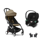 Stokke Travel System YoYo 3 Black-Toffee e Aton S2