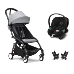 Stokke Travel System YoYo 3 Black-Stone Aton S2