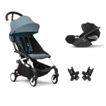 Stokke Travel System YoYo 3 White-Aqua e Cloud T