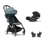 Stokke Travel System YoYo 3 Black-Aqua e Cloud T