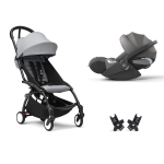 Stokke Travel System YoYo 3 Black-Stone con Cloud T