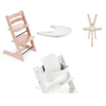 Stokke Tripp Trapp Serene Pink con vassoio cinture e Baby set