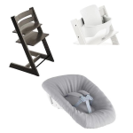 Stokke Tripp Trapp Hazy Grey con Baby Set e NewBorn