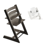 Stokke Tripp Trapp Sedia Hazy Grey e Baby set white