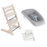 Stokke Tripp Trapp Whitewash con Baby set e Newborn