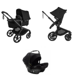 Bugaboo Trio Fox 5 Renew Heritage Black con Turtle