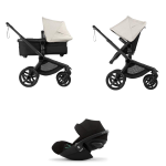 Bugaboo Trio Fox 5 Renew Misty White con Cloud G I-Size