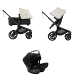 Bugaboo Trio Fox 5 Renew Misty White con Turtle