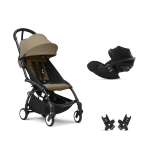 Stokke Travel System YoYo 3 Black-Toffee e Cloud G