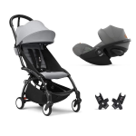 Stokke Travel System YoYo 3 Black-Stone e Cloud G