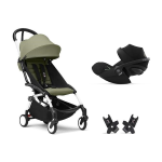 Stokke Travel System Yoyo 3 White-Olive e Cloud G