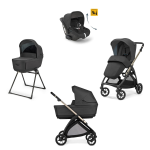 Electa System Quattro Upper Black-Iridio Black e Darwin Recline