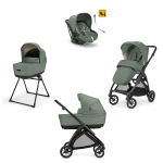 Electa System Quattro Murray Green-Total Black e Darwin Recline