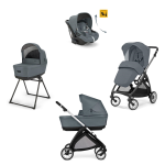 Electa System Quattro Union Grey-Silver Black e Darwin Recline