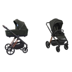 Espiro Passeggino 2 in 1 Miloo Luxury Green