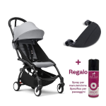 Passeggino Stokke Yoyo 3 Black-Stone con Poggiagambe