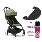 Passeggino Stokke Yoyo 3 Black-Olive con Poggiagambe