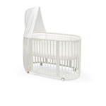 Stokke Lettino Sleepi V3 White con materasso, Tenda e Protezione in Mesh