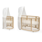 Stokke Sleepi V3 Natural Set Culla e Lettino con Materassi e Tenda