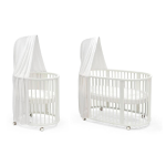 Stokke Set Culla e Lettino Sleepi V3 White con Materassi e Tenda