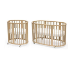 Stokke Sleepi V3 Natural Set Culla e Lettino con materassi in Memory e lenzuoli